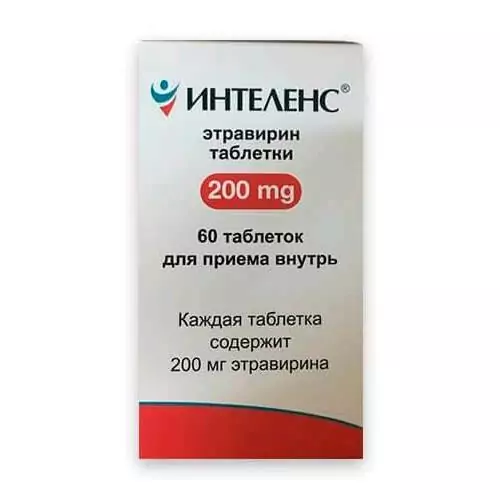Интеленс таб. 200мг. N60(Этравирин)