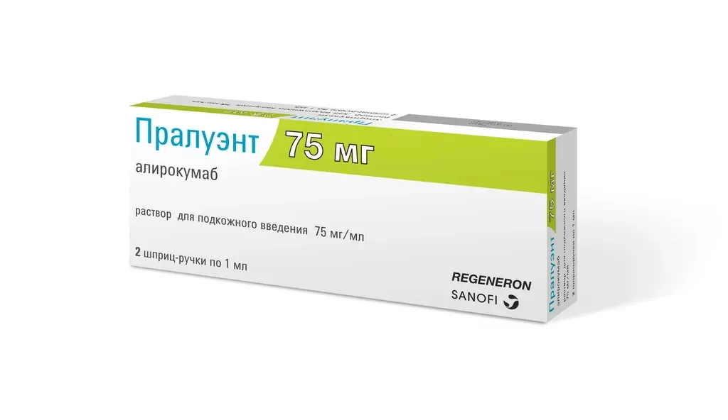 Пралуэнт р-р д/и п/к 75мг/мл шпр в шпр-ручк 1мл N2 ( Алирокумаб )
