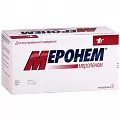Меронем пор д/и в/в р-ра 1г фл N10(меропенем)