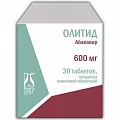 Олитид таб. п/о 600мг №30(абакавир) Фармасинтез