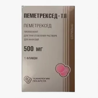 Пеметрексед-ТЛ лиоф д/инф 500мг №1 (Пеметрексед)