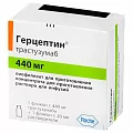Герцептин лиоф. д/конц. д/инфуз. 440мг. фл. комплект р-ль N1(трастузумаб)