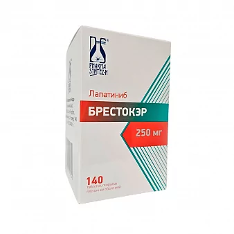 Брестокэр таб плен/об 250мг N140 (Лапатиниб)